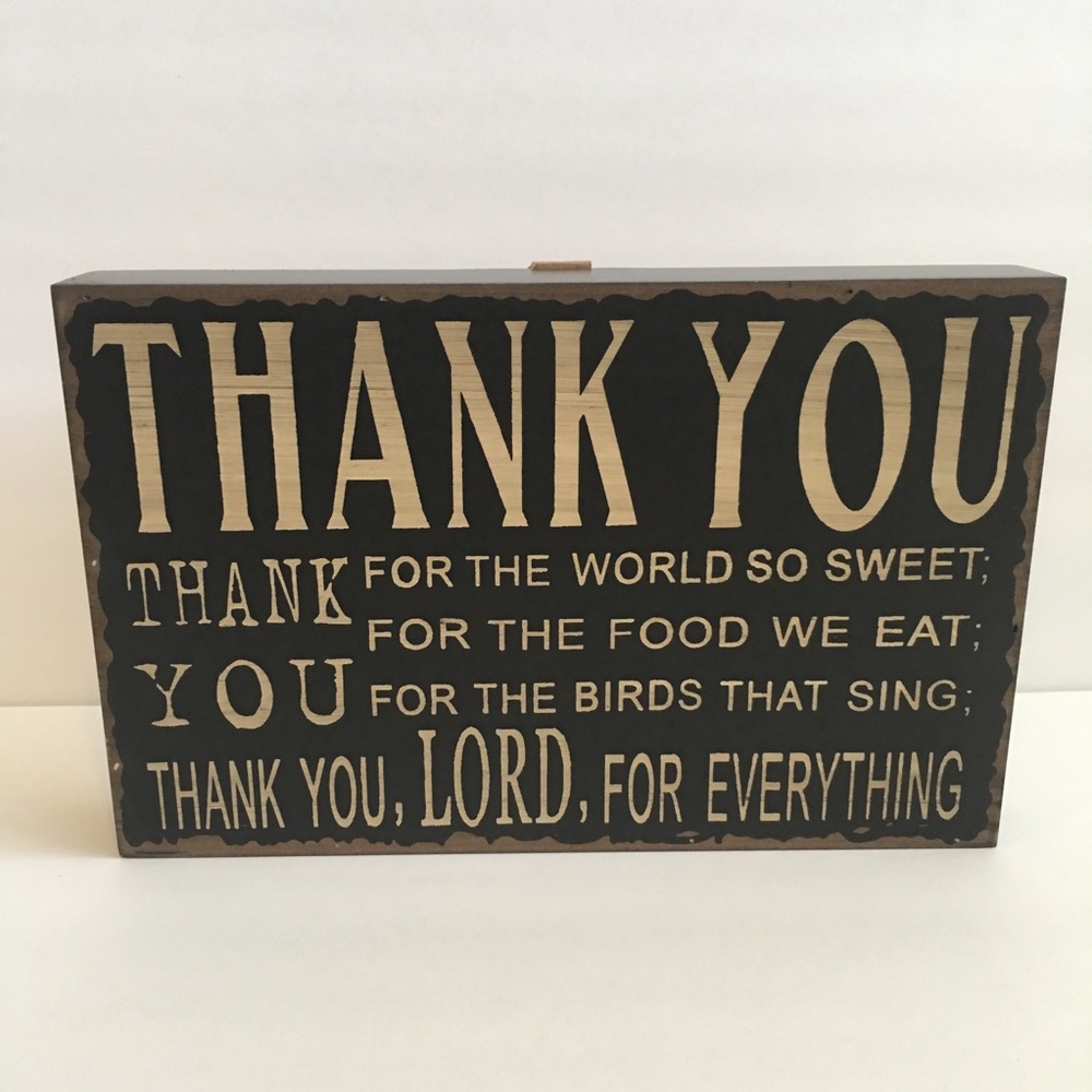 Thank You Sign